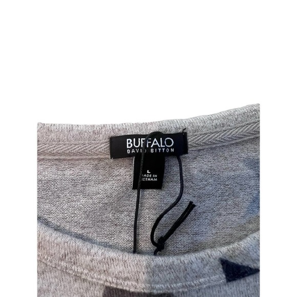 NWT Buffalo David Bitton soft sweatshirt sz Large - Picture 7 of 7